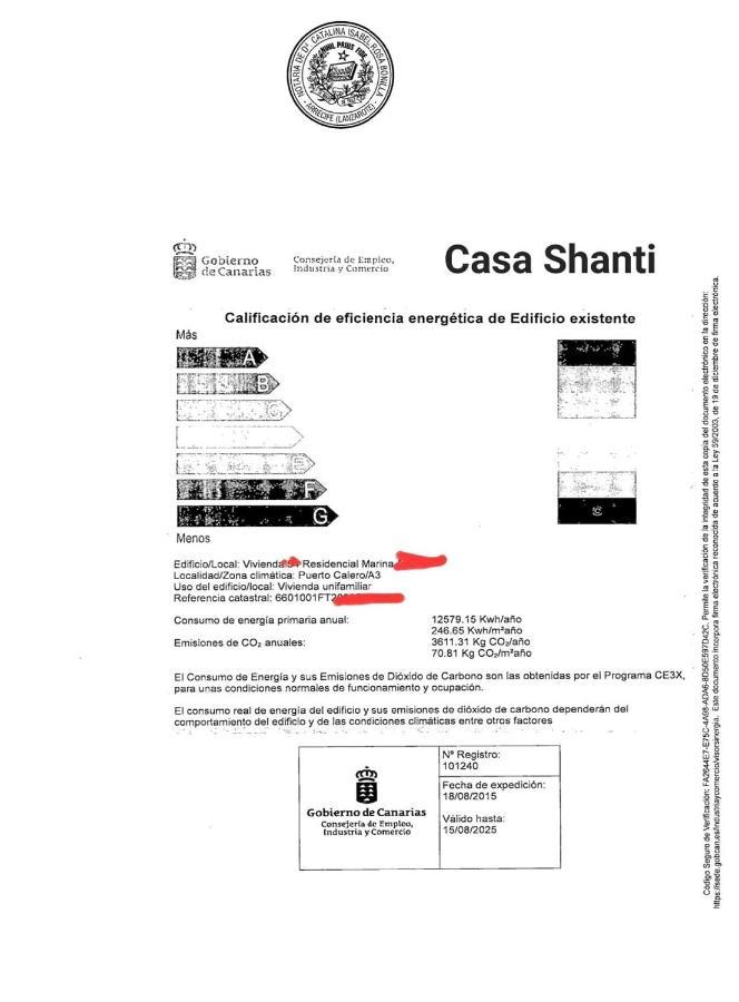 Vivienda Vacacional Casa Shanti بْوُرتو كاليرو المظهر الخارجي الصورة